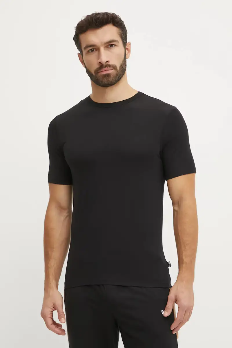 Boss T-shirt Uomo Nero 3327369