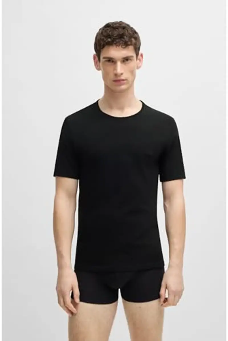 Boss T-shirt Uomo Nero 2142461 miniatura 2