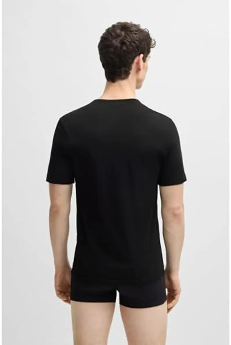 Boss T-shirt Uomo Nero 2142461 miniatura 3