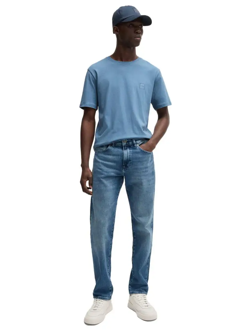 Boss T-shirt Azzurro 2538787 miniatura 3