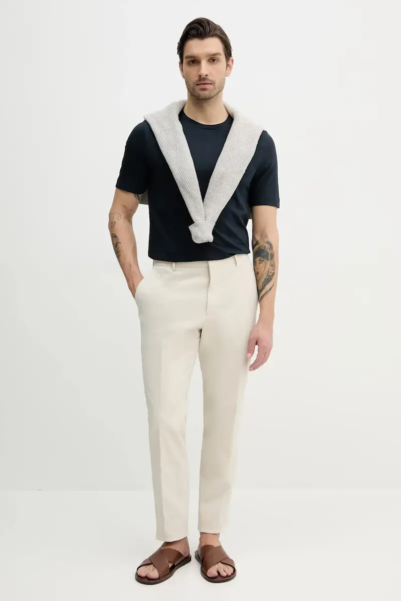 Boss T-shirt Uomo Blu 3315013 miniatura 2