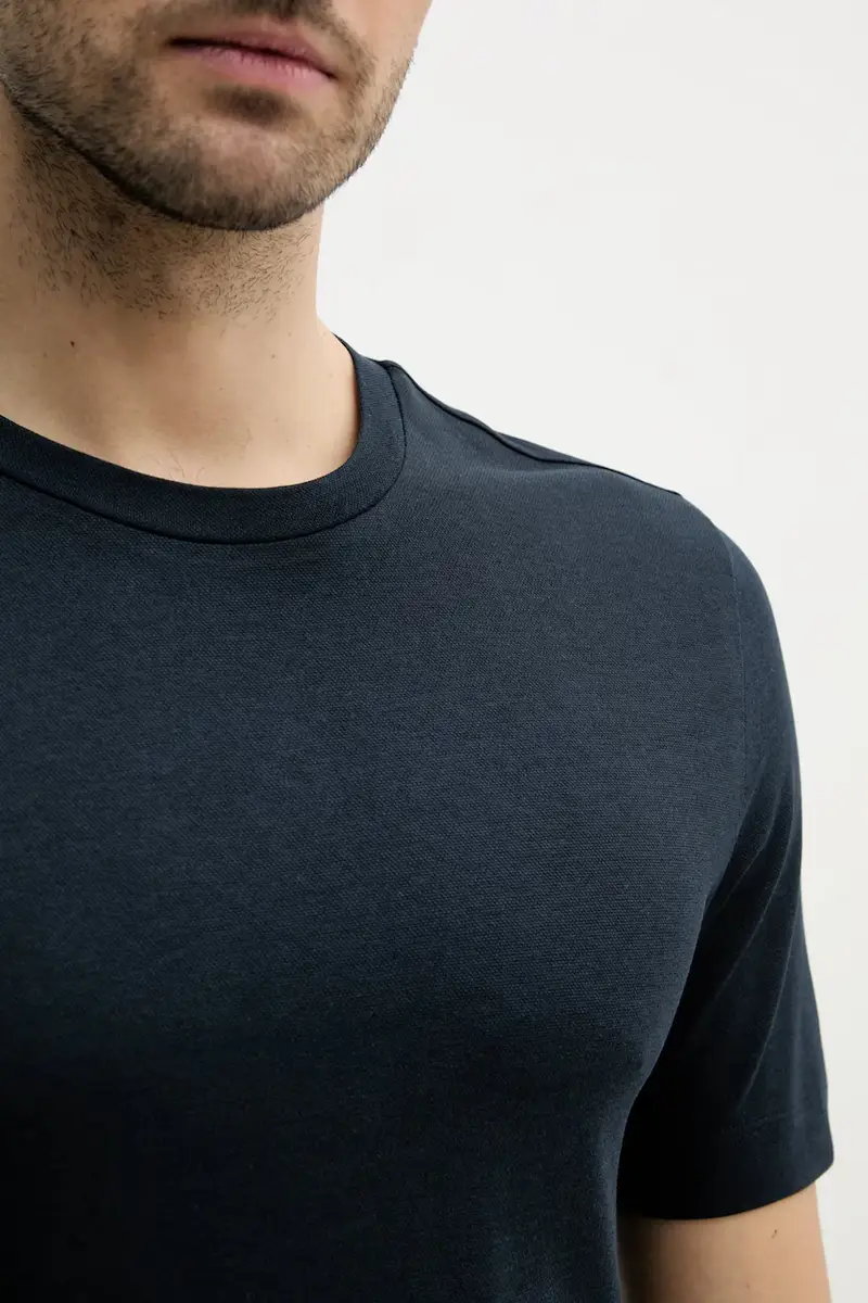 Boss T-shirt Uomo Blu 3315013 miniatura 5