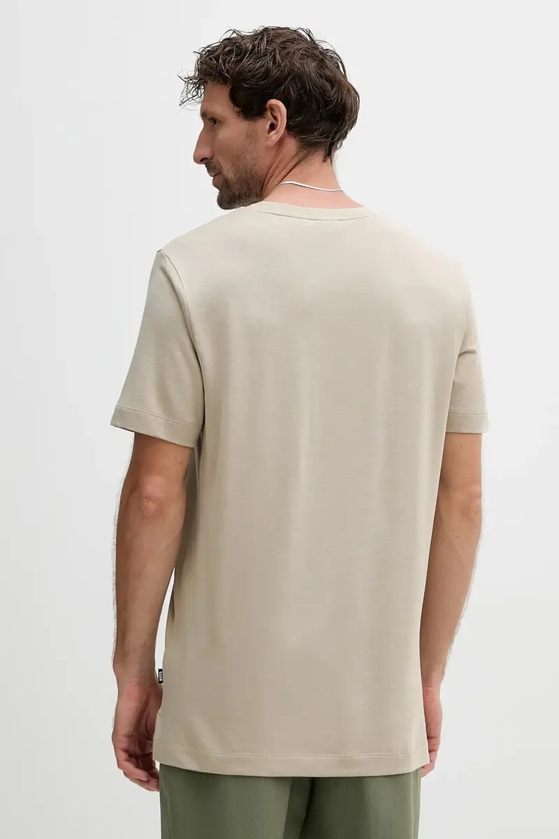 Boss T-shirt Uomo Beige 3123089 miniatura 3