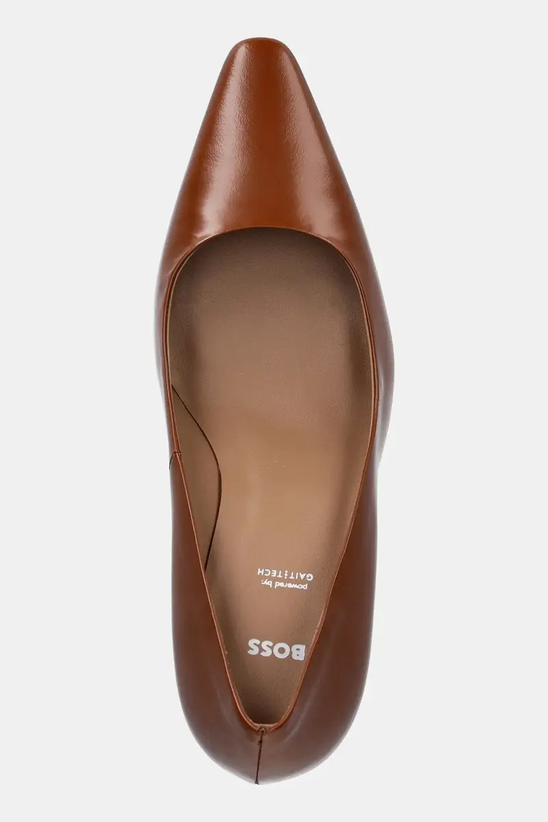 tacchi in pelle Charlize colore marrone 50548509 miniatura 4