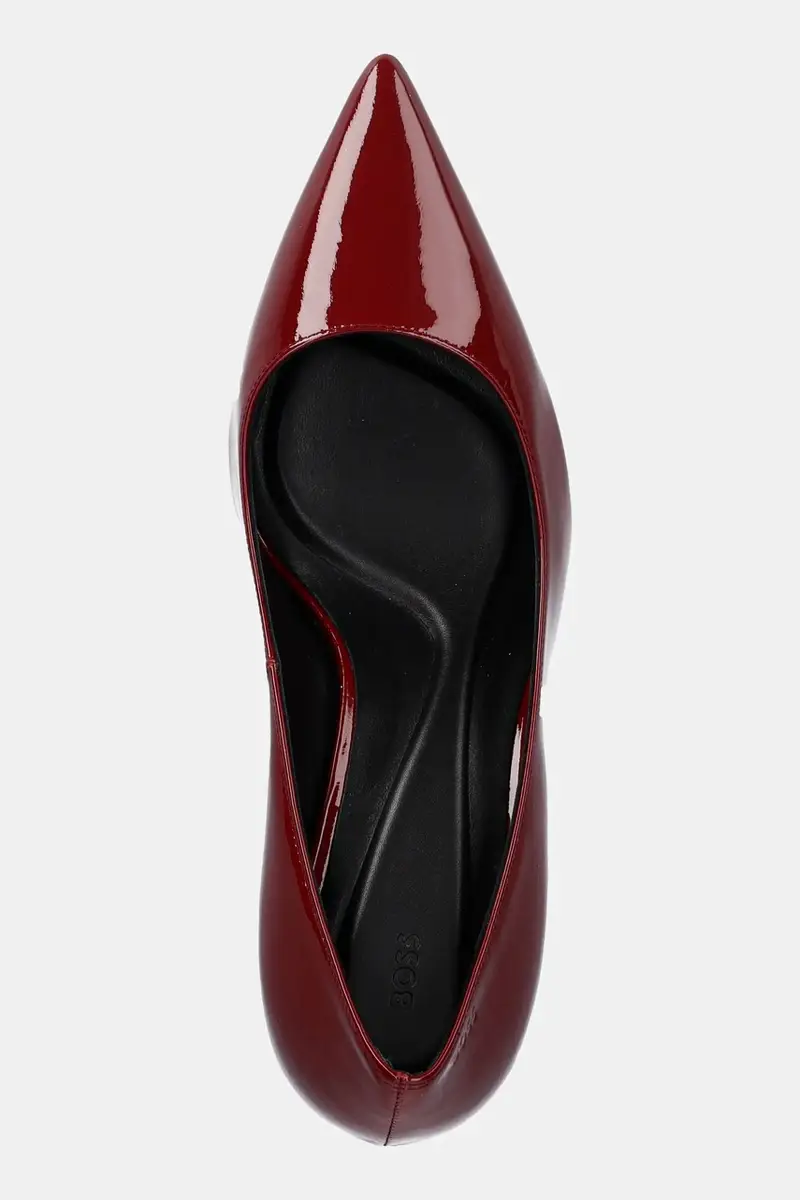 tacchi in pelle Gracey colore granata 50552759 miniatura 4