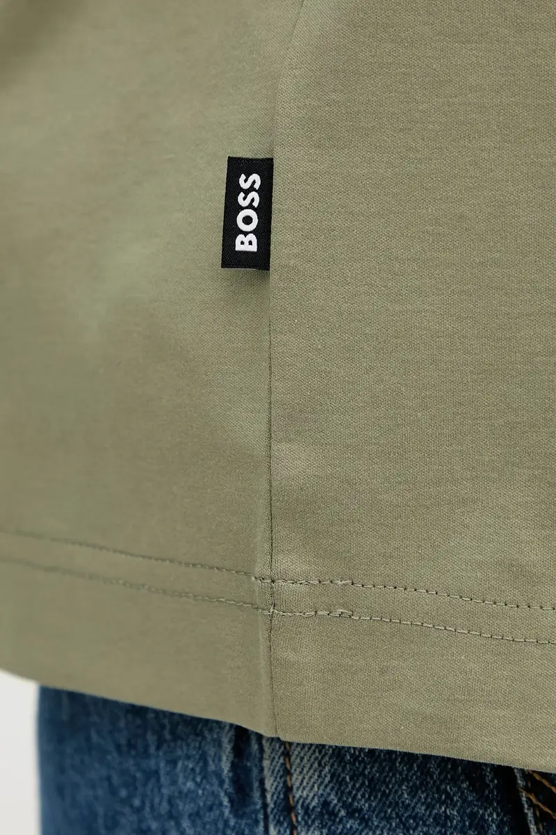 top a maniche lunghe in cotone colore beige 50531331 Verde miniatura 5