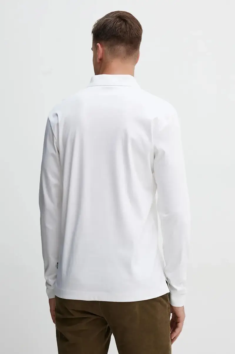 top a maniche lunghe in cotone colore bianco 50468392 miniatura 3