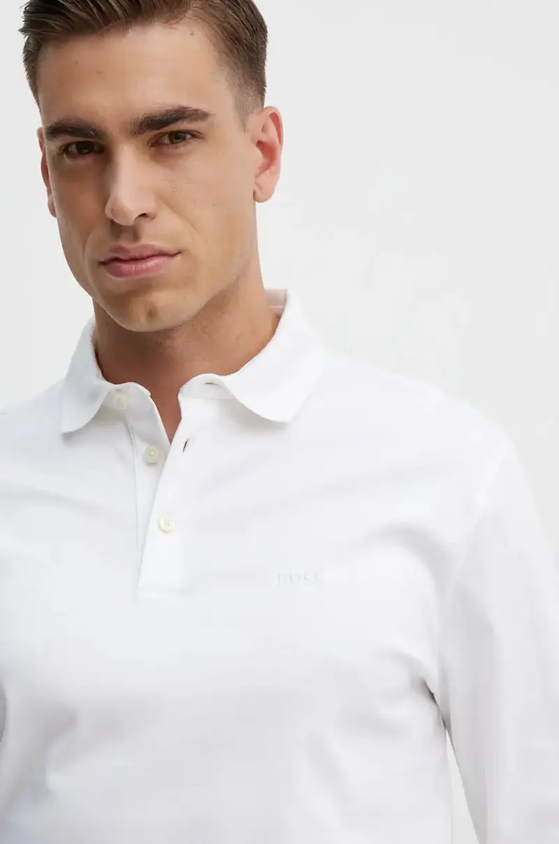 top a maniche lunghe in cotone colore bianco 50468392 miniatura 4