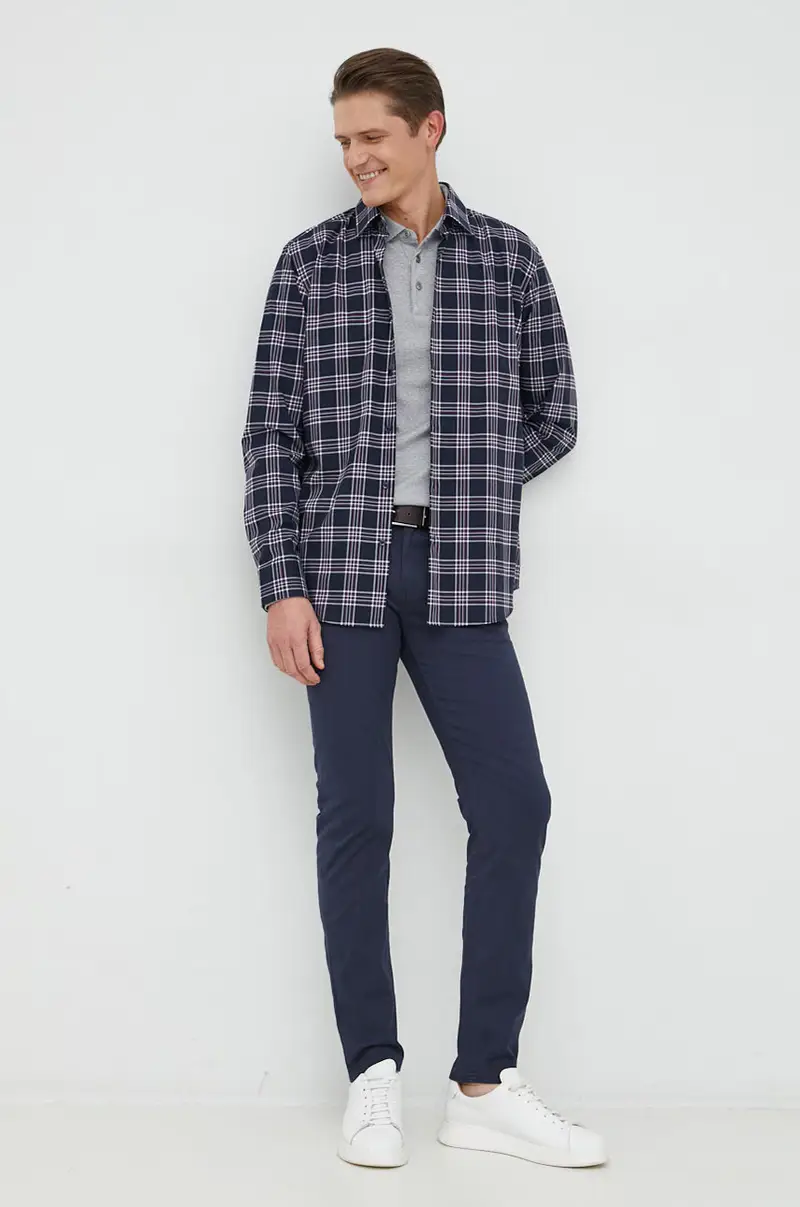 top a maniche lunghe in cotone colore grigio 50468392 miniatura 2