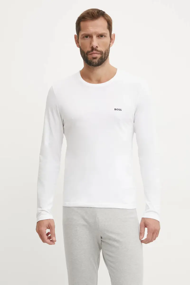 top a maniche lunghe in cotone pacco da 3 colore nero 50492321 miniatura 3