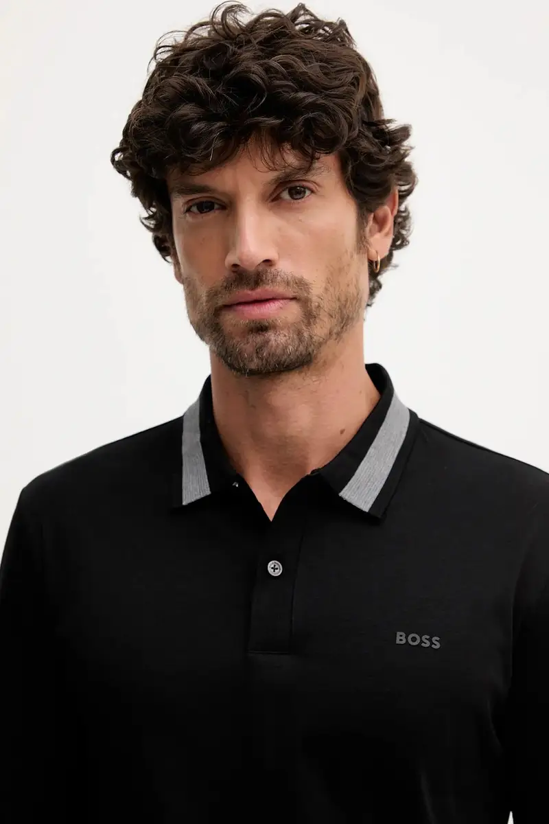 Boss Top Uomo Nero 3646323 miniatura 4
