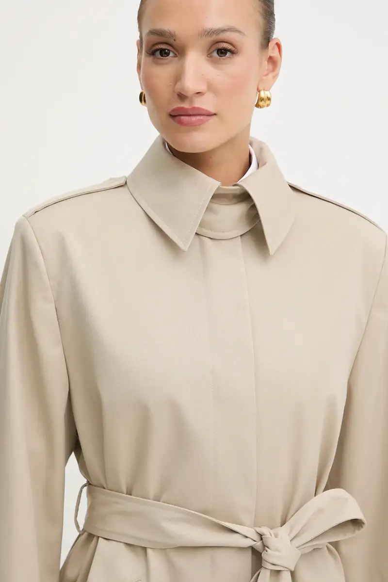 Boss Trench Donna Beige 3572002 miniatura 4