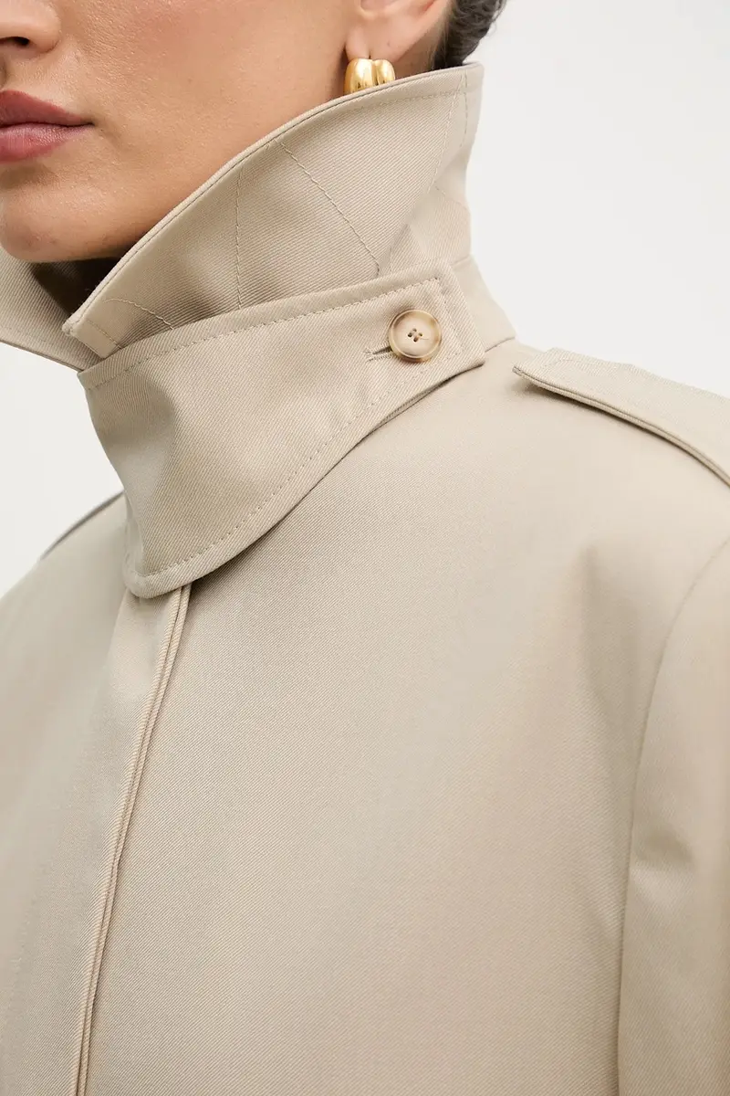 Boss Trench Donna Beige 3572002 miniatura 5