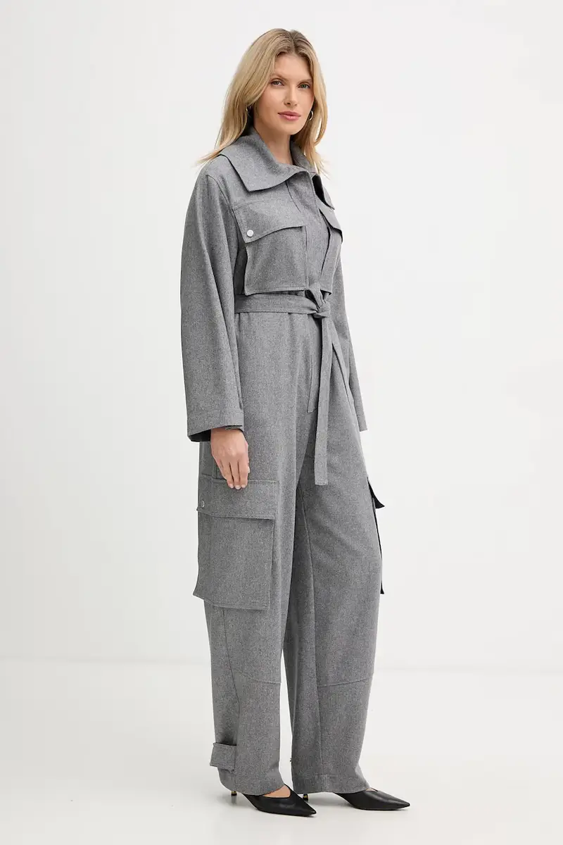 tuta con lana colore grigio 50548121 miniatura 2