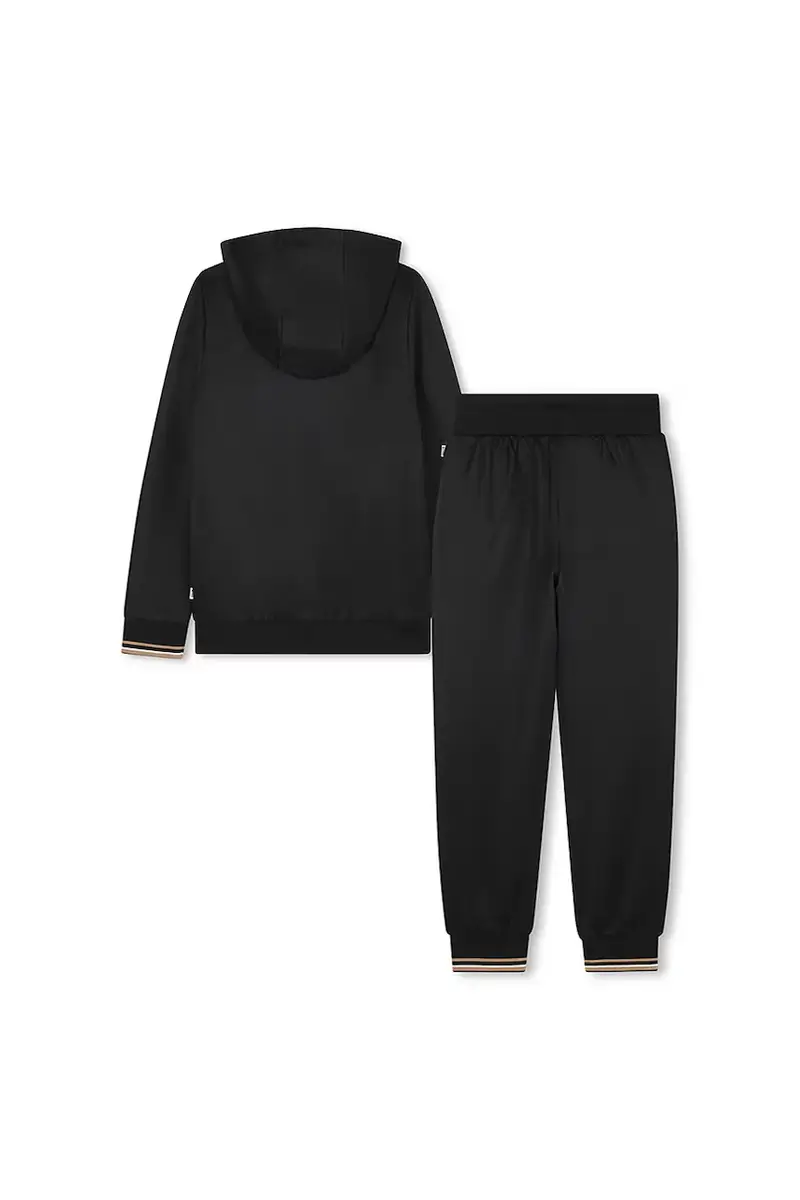 tuta per bambini colore nero J52399 miniatura 2