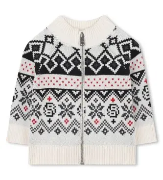 Boss Cardigan Bambino Beige 4172407