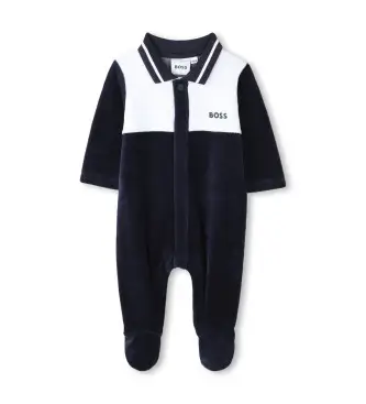 unisex per bambino J52522 Pigiama in stile navy (1mes= 54cm), Homewear, Cotone, Manica lunga, moda per bambini