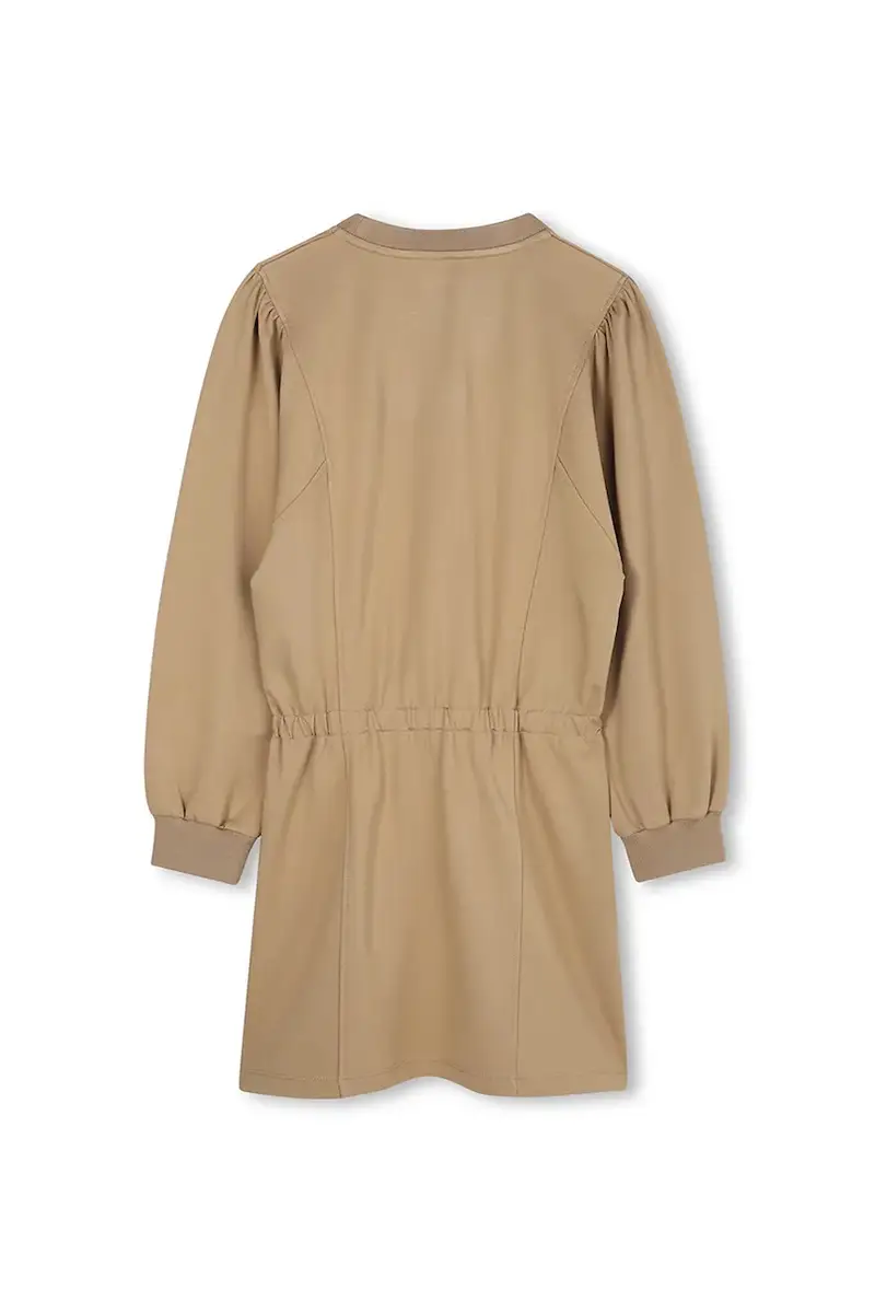 vestito bambina colore marrone J52405 miniatura 3