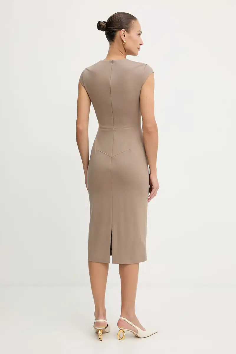 vestito colore beige 50541987 miniatura 2