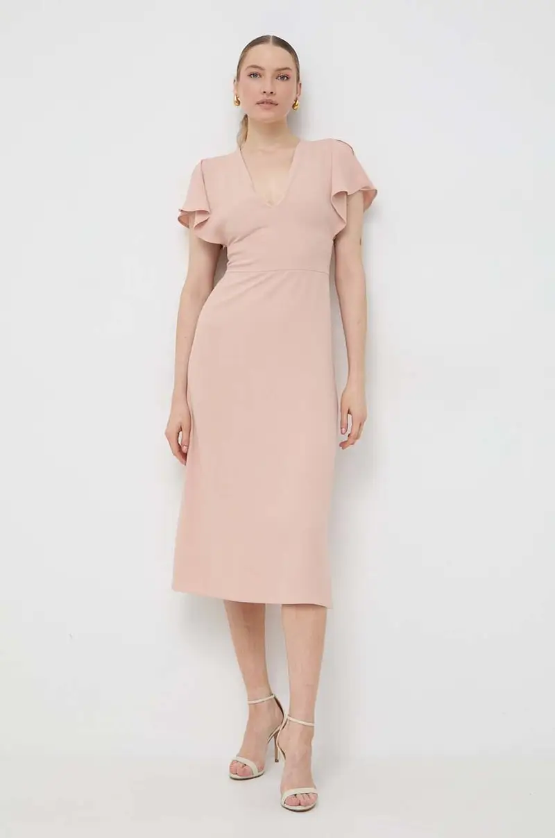 vestito colore beige Rosa