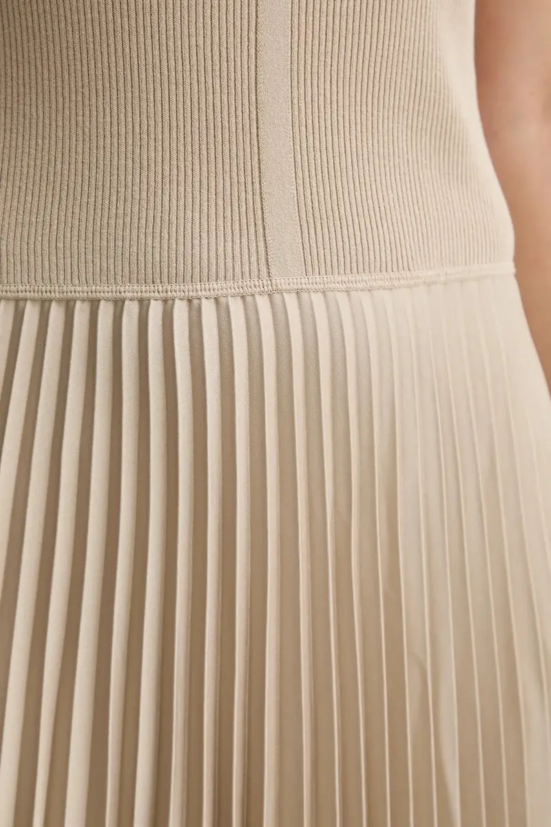 vestito colore blu 50535658 Beige miniatura 5