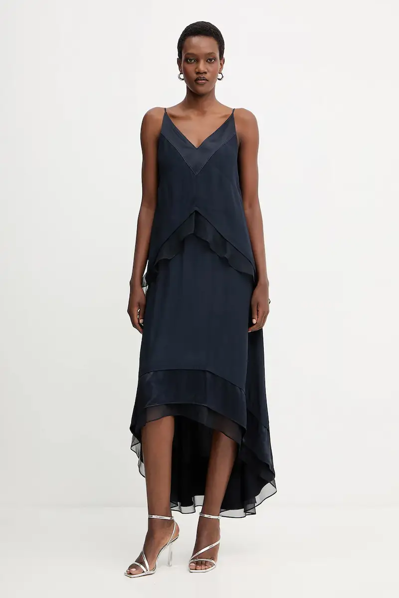 vestito colore blu navy 50542856