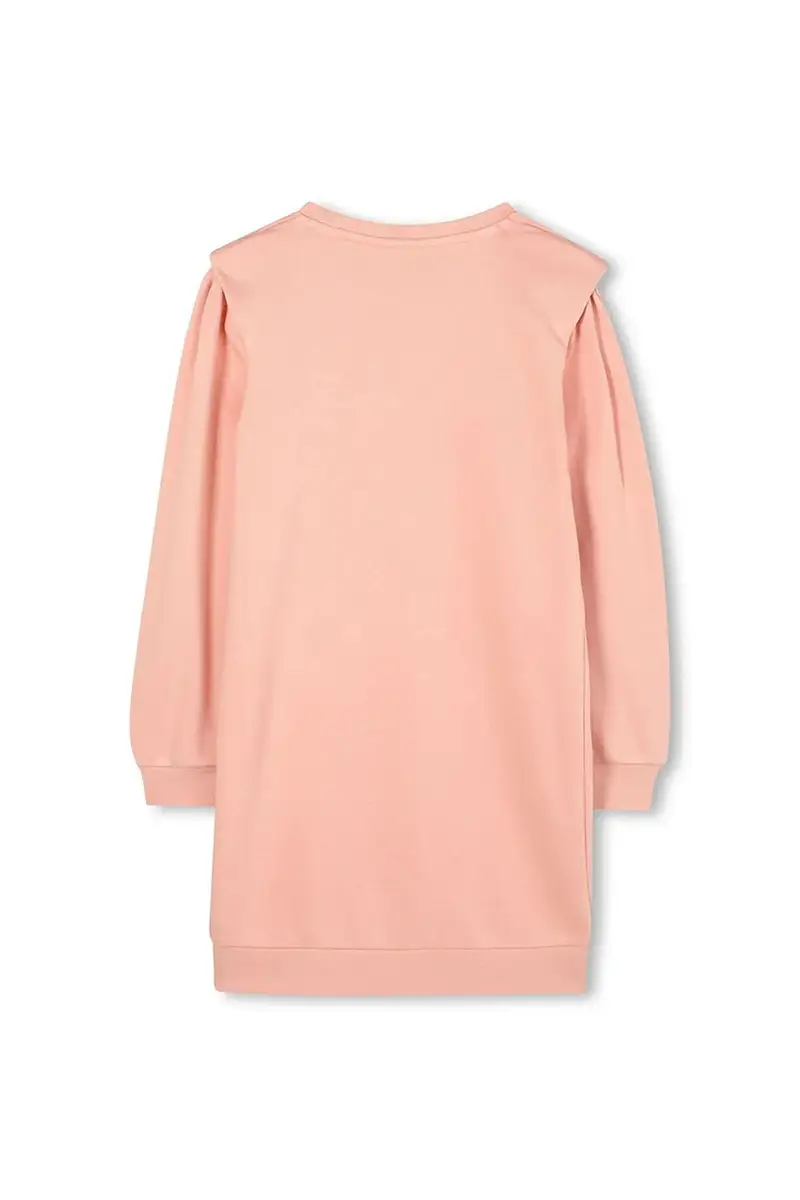 vestito di cotone per bambini colore arancione J52409 miniatura 3