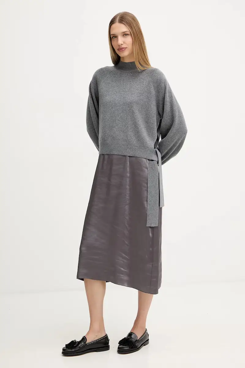 vestito e maglione Flalina colore grigio 50547867 miniatura 2