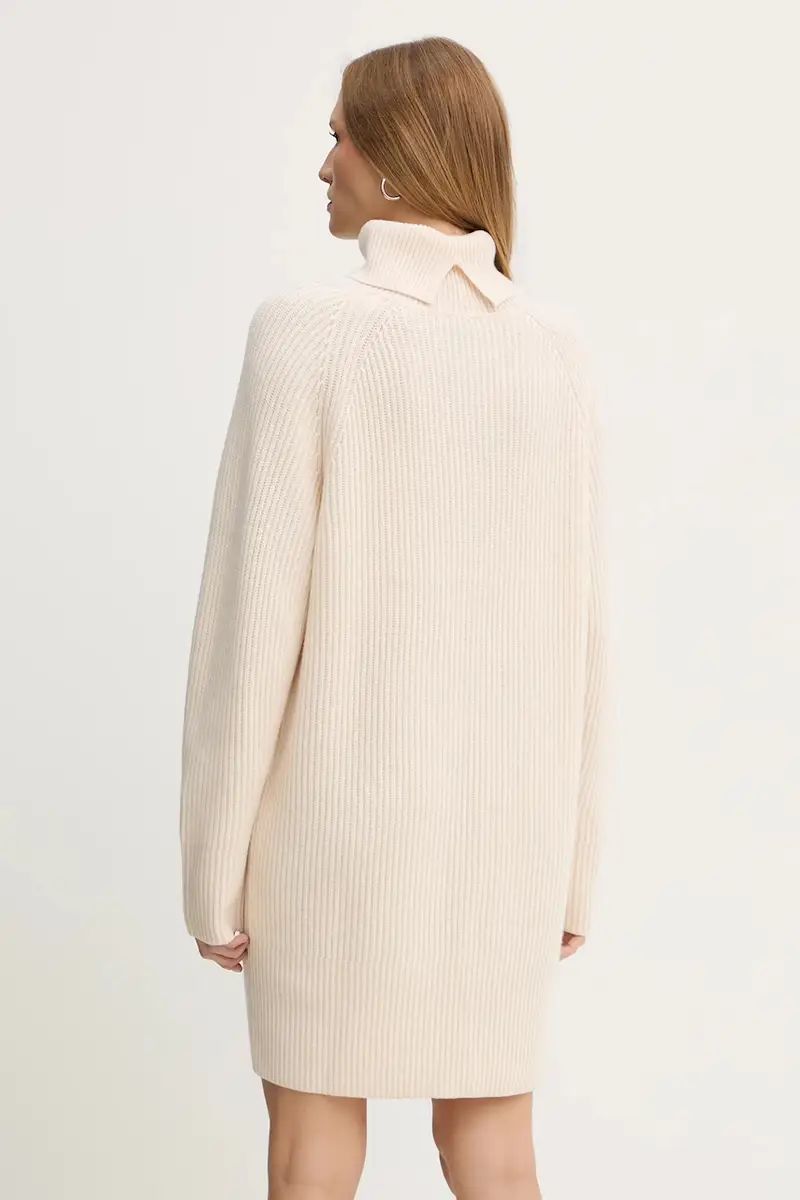 vestito in lana colore beige 50548795 miniatura 3