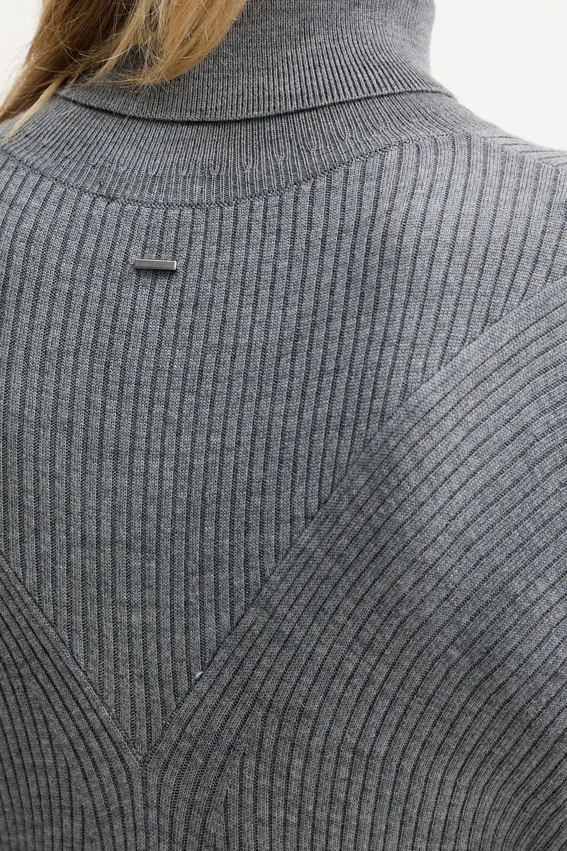 vestito in lana colore grigio 50548520 miniatura 5