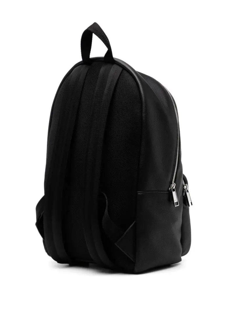 Zaino Nero con Logo Frontale Inciso miniatura 2