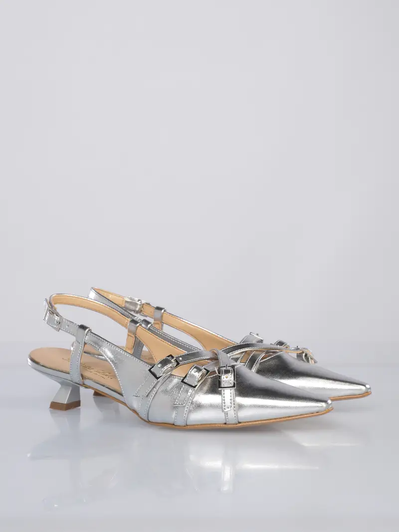 sandalo da donna Bottega Lotti slingback con cinturini LAMINATO miniatura 2