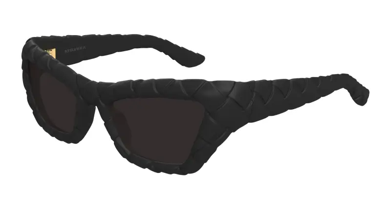 Donna Bottega Veneta BV1438S 001 Occhiali da sole Bio-iniettato Nero Grigio Cat Eye