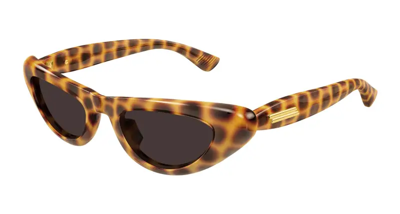 Donna Bottega Veneta BV1450S 002 Occhiali da sole Acetato Havana Marrone Cat Eye