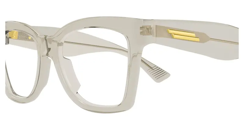 Donna Bottega Veneta BV1459O 003 Montature da vista Acetato Beige Trasparente Farfalla miniatura 3