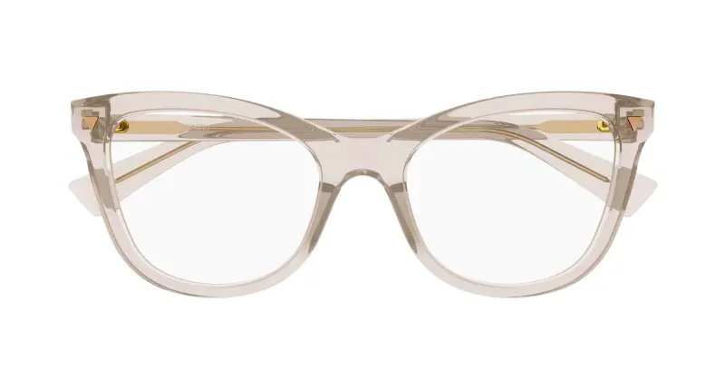 Donna BV1226O 012 Montature da vista Acetato Rosa Trasparente Cat Eye miniatura 2