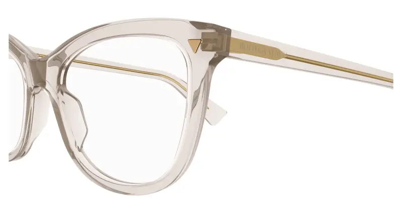 Donna BV1226O 012 Montature da vista Acetato Rosa Trasparente Cat Eye miniatura 3