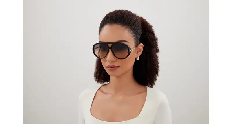 Bottega Veneta Occhiali da sole Donna Marrone 878926 miniatura 3