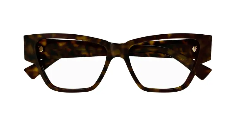 Donna BV1288O 002 Montature da vista Acetato Havana Trasparente Cat Eye miniatura 2