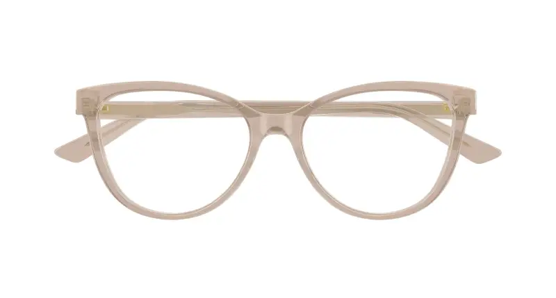 Donna BV1313O 013 Montature da vista Acetato Marrone Trasparente Cat Eye miniatura 2