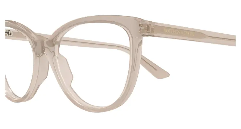 Donna BV1313O 013 Montature da vista Acetato Marrone Trasparente Cat Eye miniatura 3