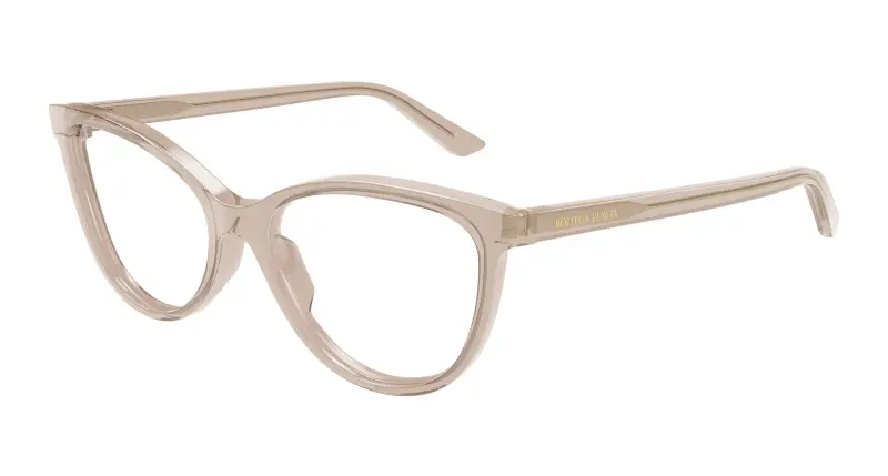 Donna BV1313O 013 Montature da vista Acetato Marrone Trasparente Cat Eye