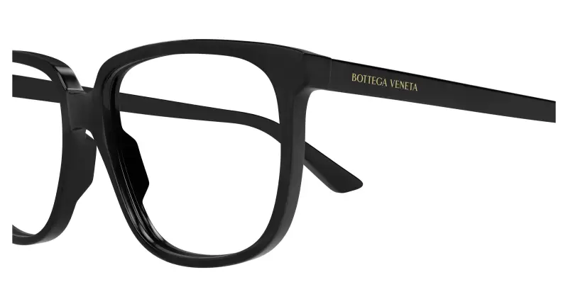 Donna BV1315O 001 Montature da vista Acetato Nero Trasparente Squadrata miniatura 3