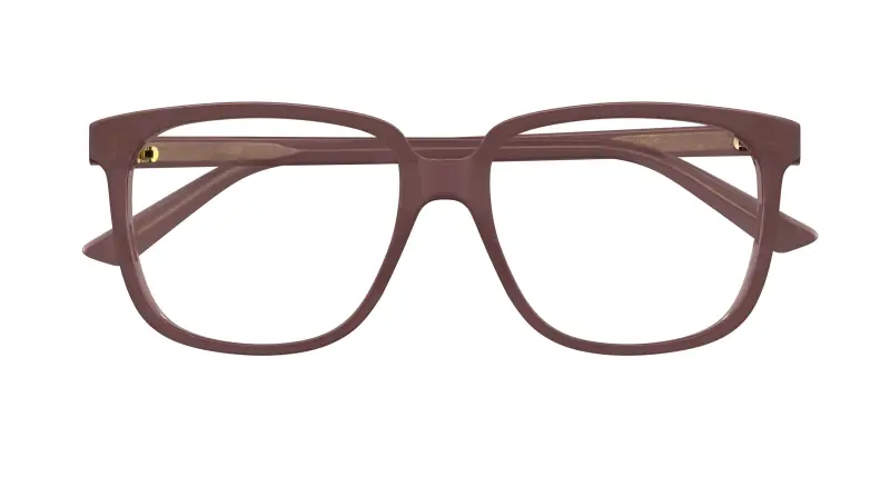 Donna BV1315O 005 Montature da vista Acetato Bordeaux Trasparente Squadrata miniatura 2