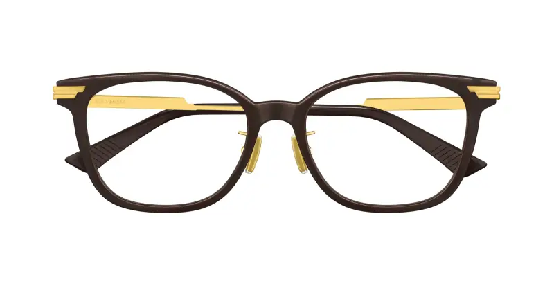 Donna BV1338OJ 003 Montature da vista Acetato Marrone Trasparente Squadrata miniatura 2