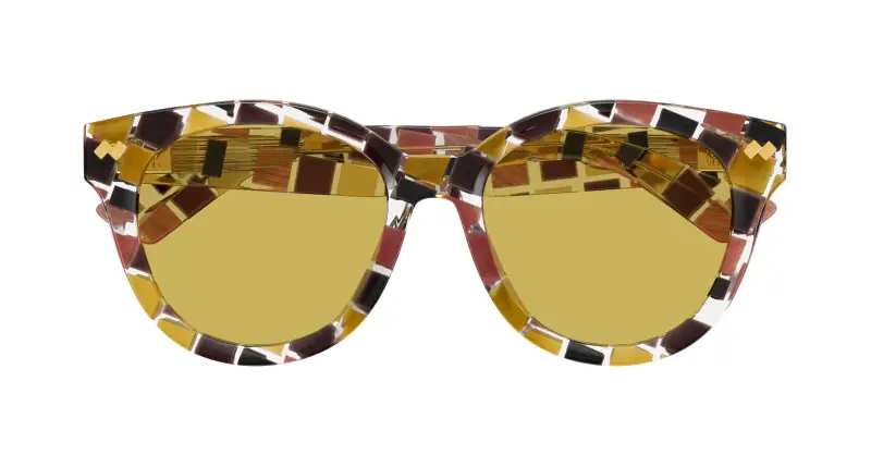 Bottega Veneta Occhiali da sole Donna Giallo 3531290 miniatura 2