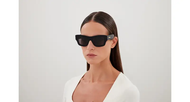 Bottega Veneta Occhiali da sole Donna Grigio 878846 miniatura 3