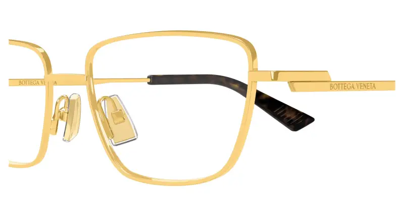 Donna BV1385O 001 Montature da vista Metallo Oro Trasparente Cat Eye miniatura 3