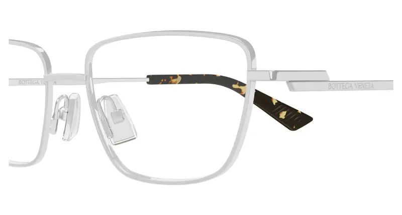 Donna BV1385O 002 Montature da vista Metallo Argento Trasparente Cat Eye miniatura 3