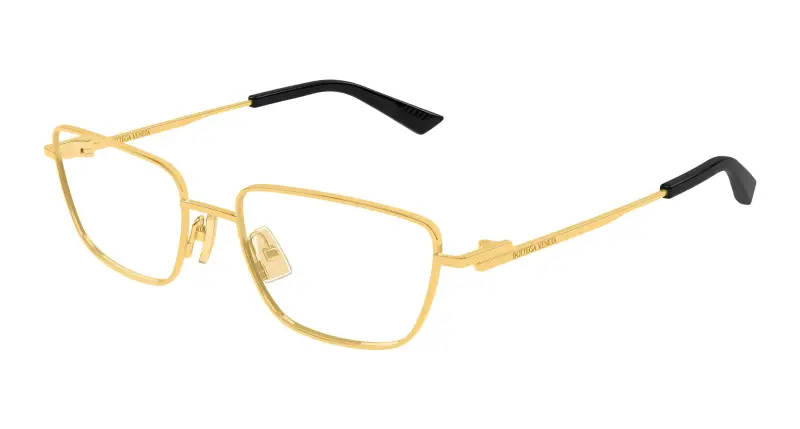 Donna BV1385O 003 Montature da vista Metallo Oro Trasparente Cat Eye